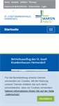 Mobile Screenshot of krankenhaus-hermeskeil.de
